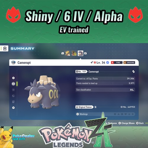 Camerupt pokemon leggende - camerupt,