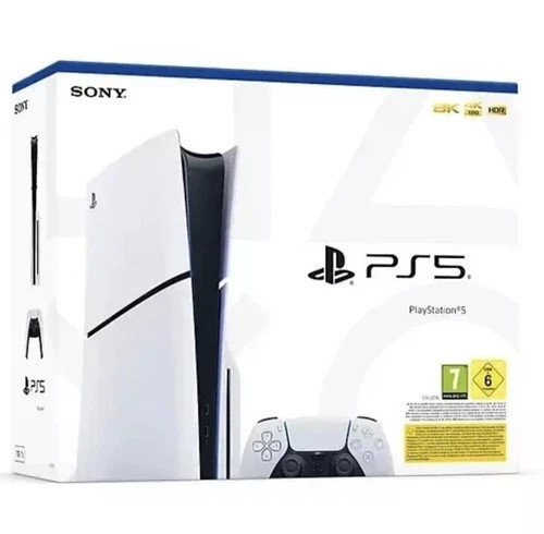 Sony ps5 slim edizione blu - ps5, blu-ray