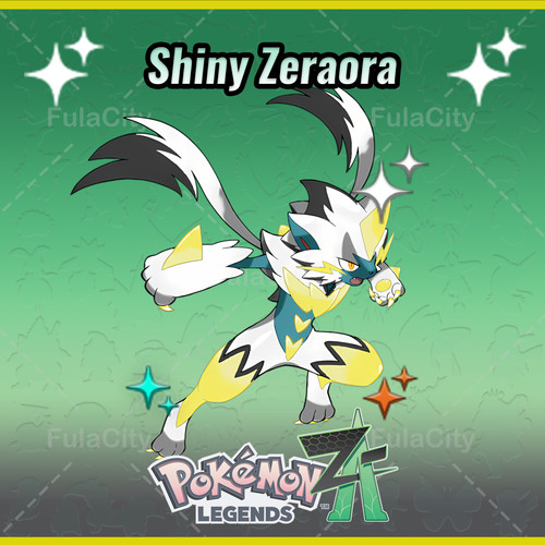 Shiny zeraora - ✨, 🟢