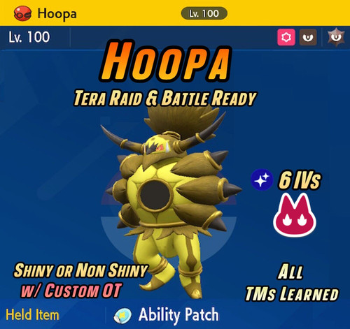 Hoopa alpha shiny - alpha, slegato