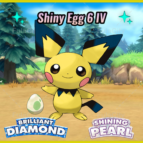 Pichu shiny egg pokemon - shiny,