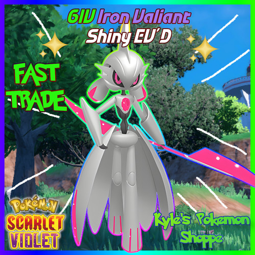 6iv shiny iron - valiant, ✨